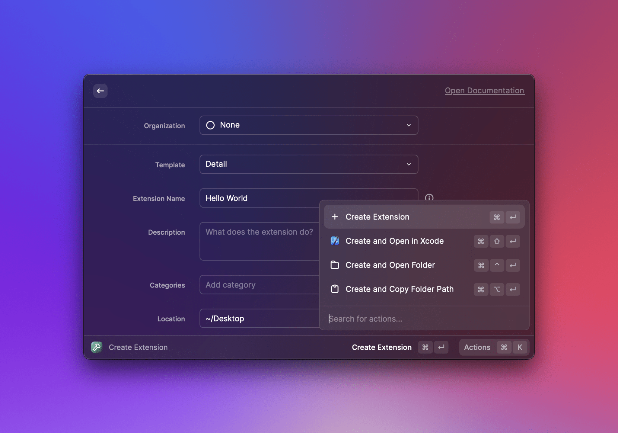 Image of Raycast Setup